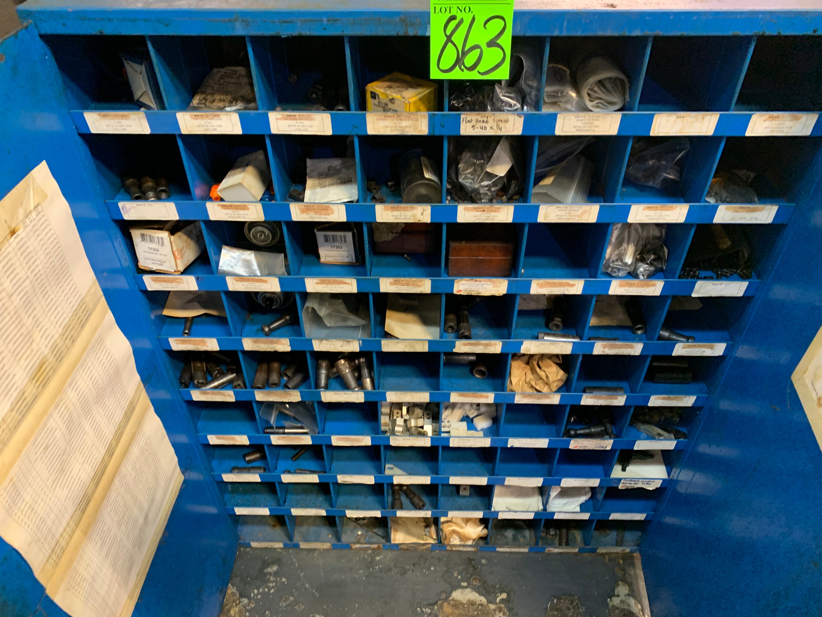 Lot of (2) Fastenal Hardware Organizers w/ Assorted Fasteners