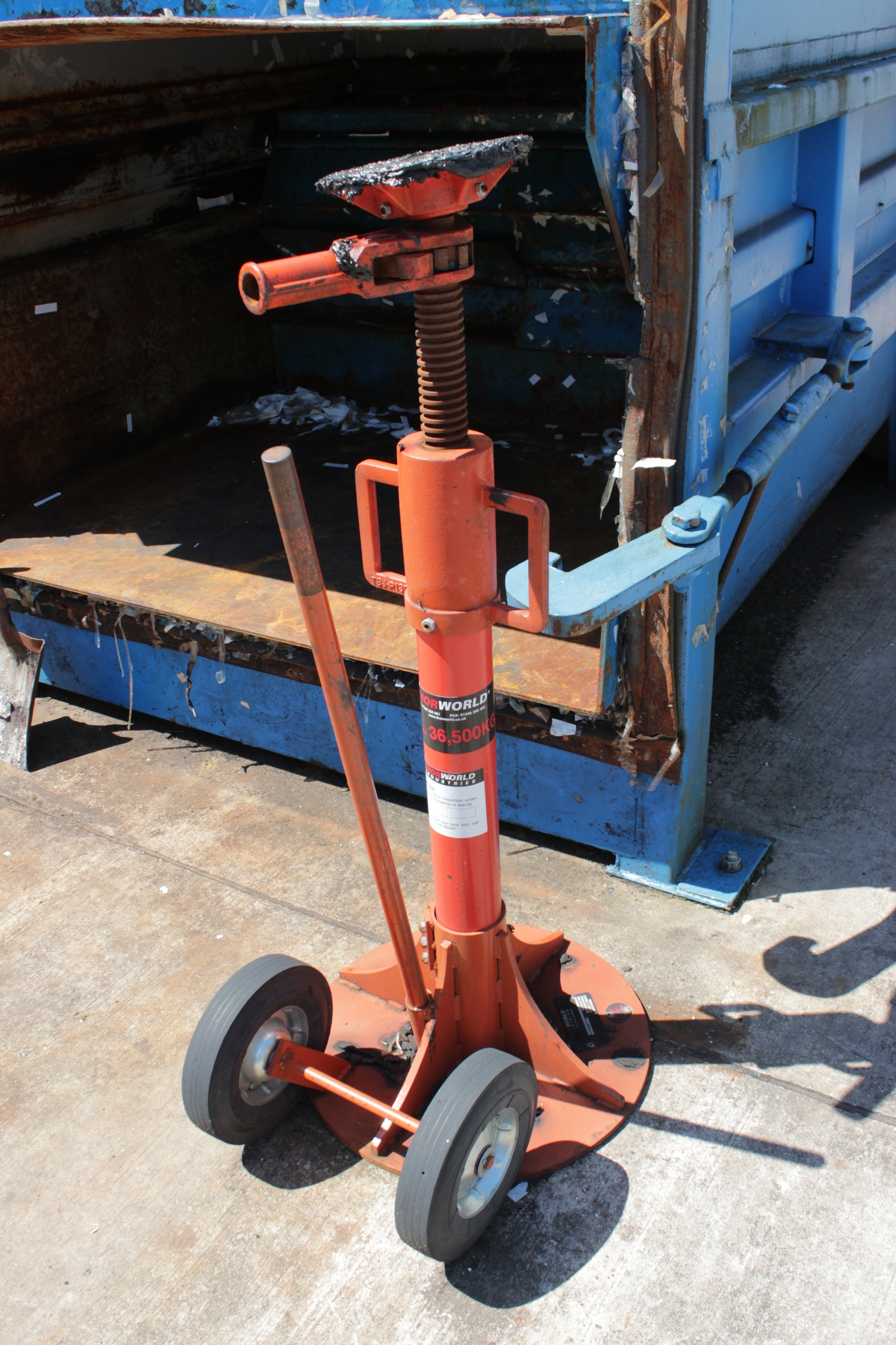 Thorworld Industries SMY249040FW6 10,000kgs SWL Mobile Yard Ramp