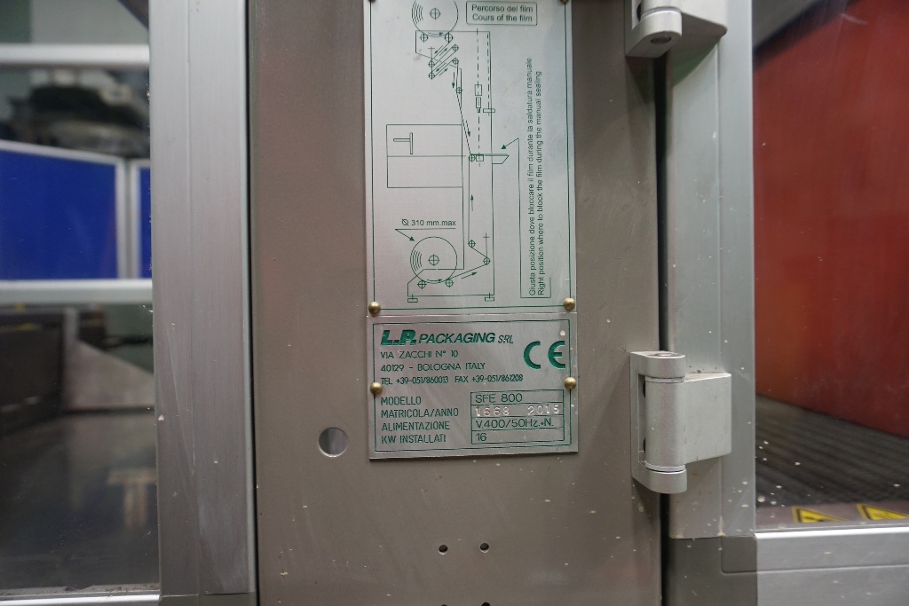L.P. Packaging Srl Model SFE 800 Film Packaging Machine