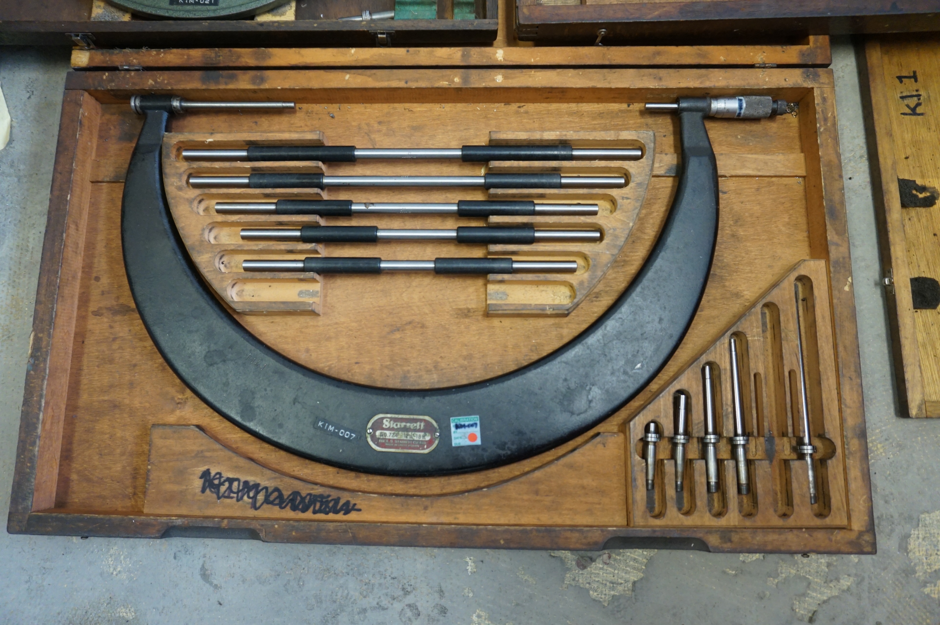 Qty of Imperial Inside & Outside Micrometers