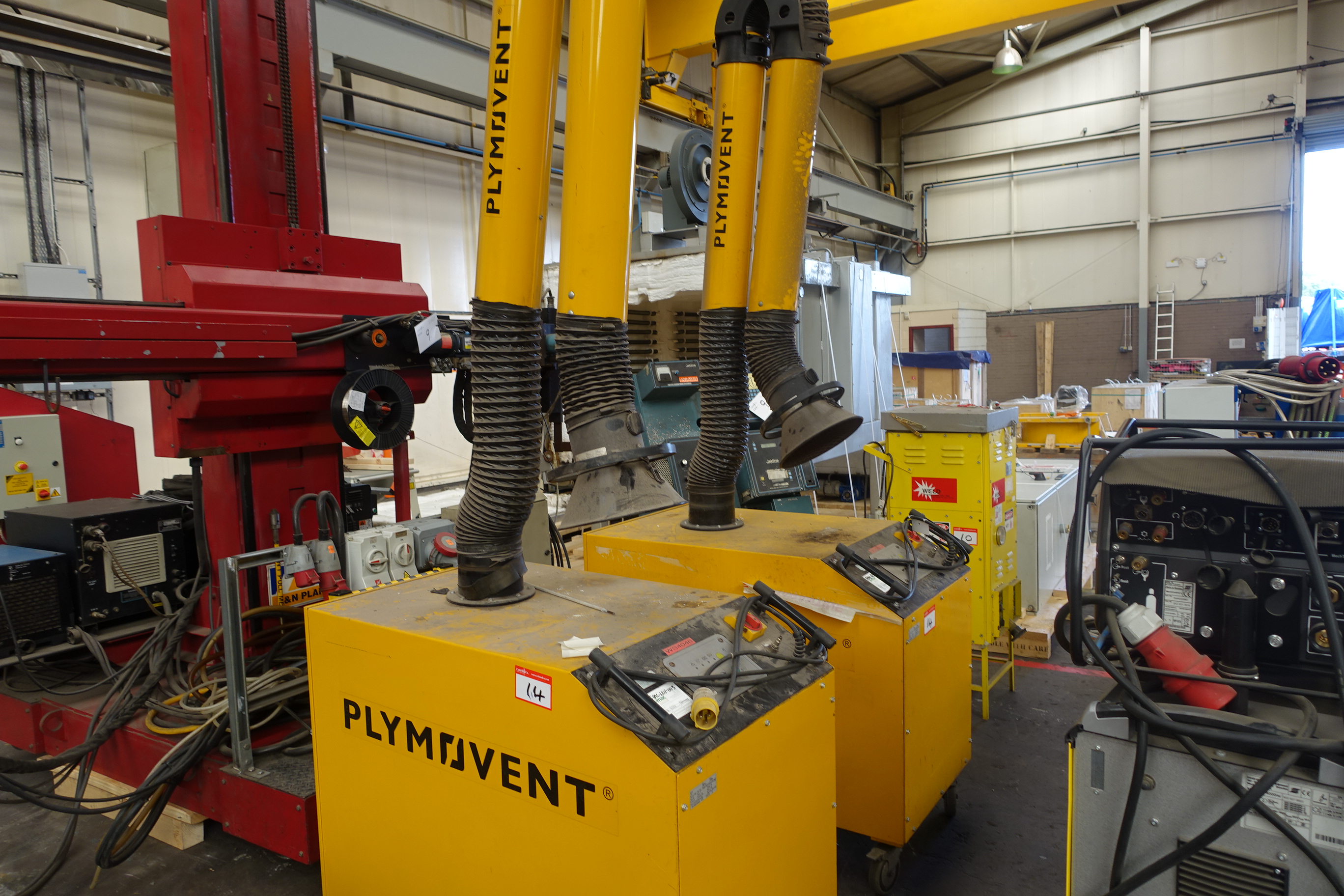 (2) Plymovent Mobile Fume Extractors