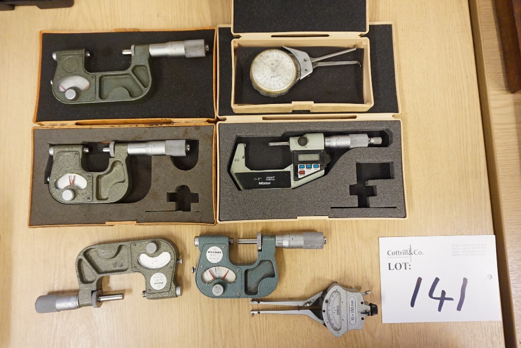 Various Micrometers and Gauges