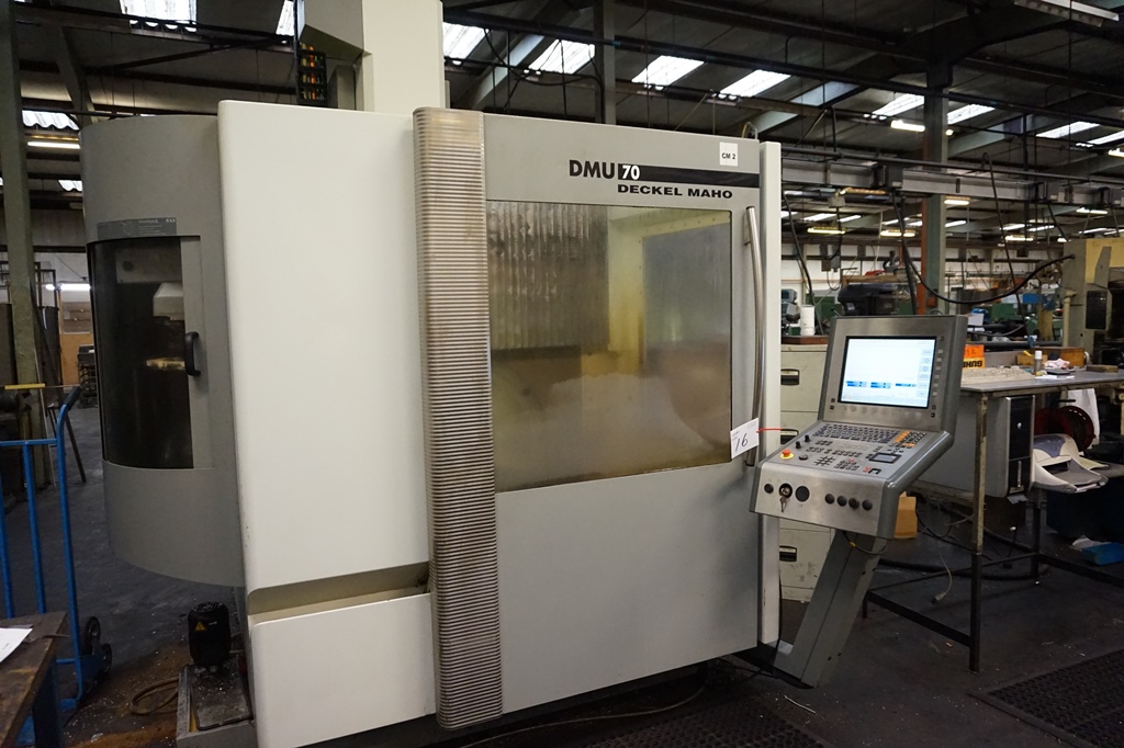 Deckel Maho DMU70 Machining Centre with Heidenhain TNC 530 Control
