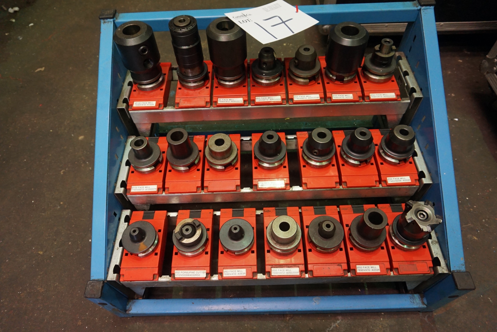 BT40 Tooling in Rack