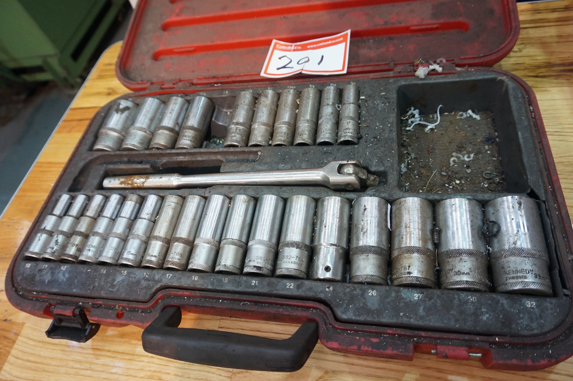Socket Set & Box of Hand Tools