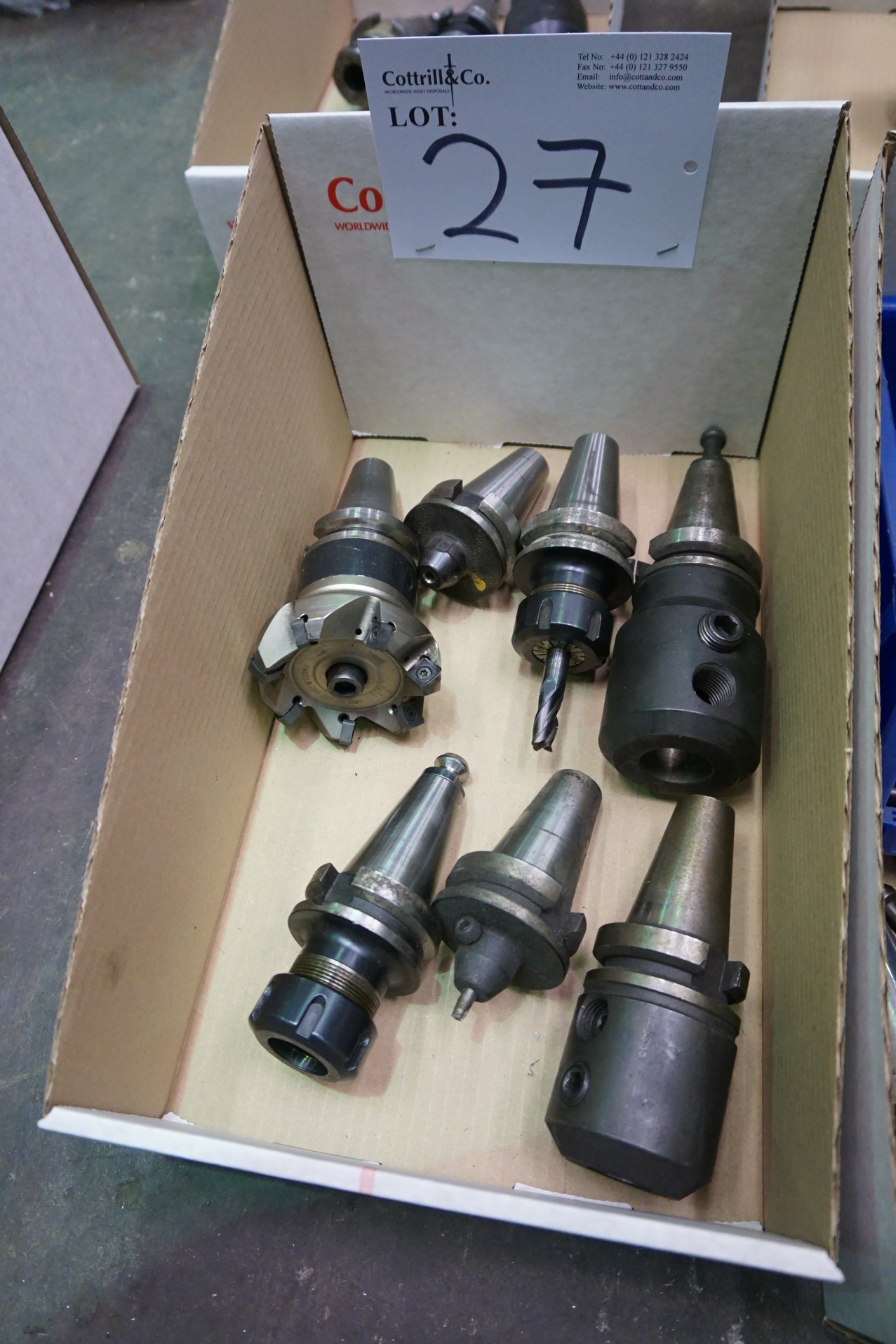 (2) Boxes of BT40 Tooling