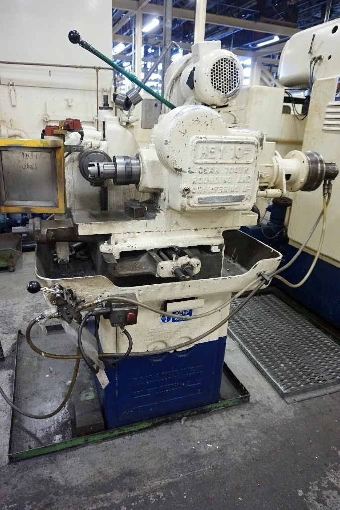 Hey No.10 Gear Tooth Rounding, Pointing Chamfering Machine