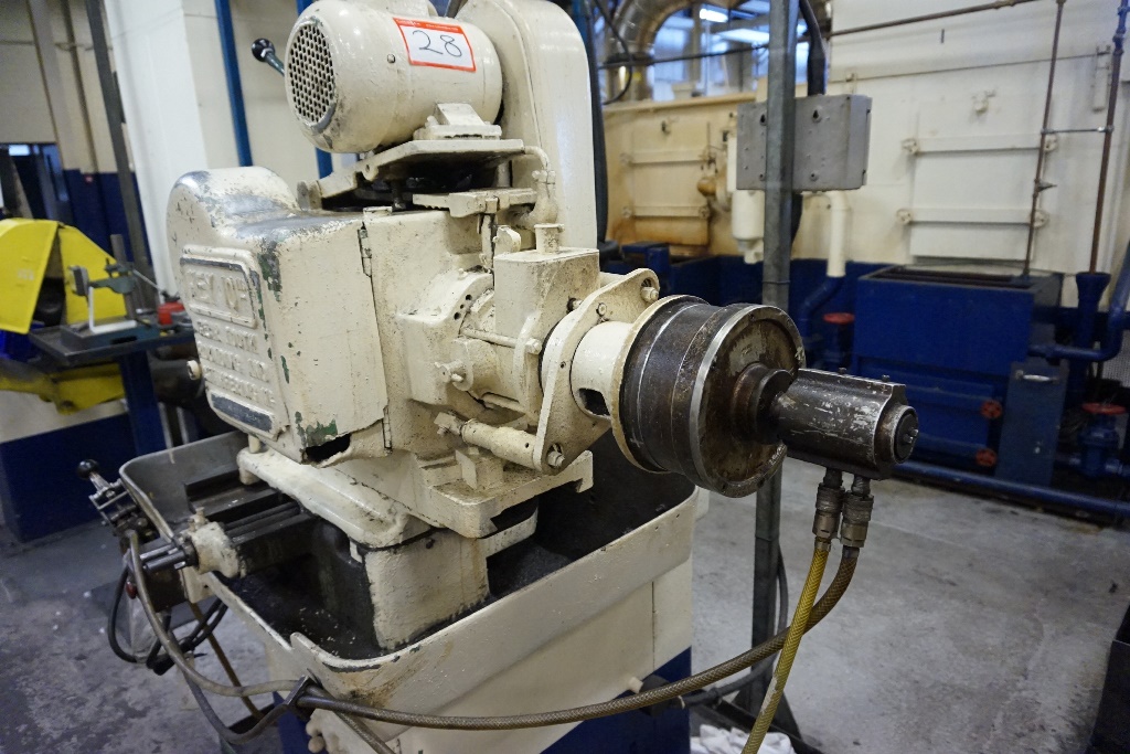 Hey No.10 Gear Tooth Rounding, Pointing Chamfering Machine