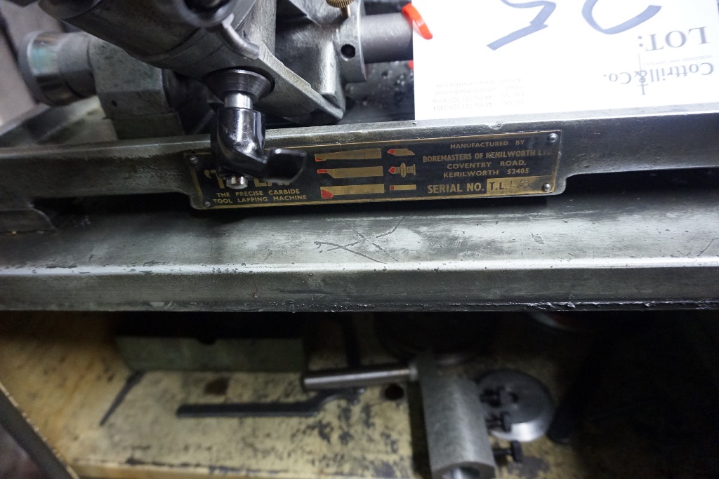 Boremasters Tiplap Tool Lapping Machine