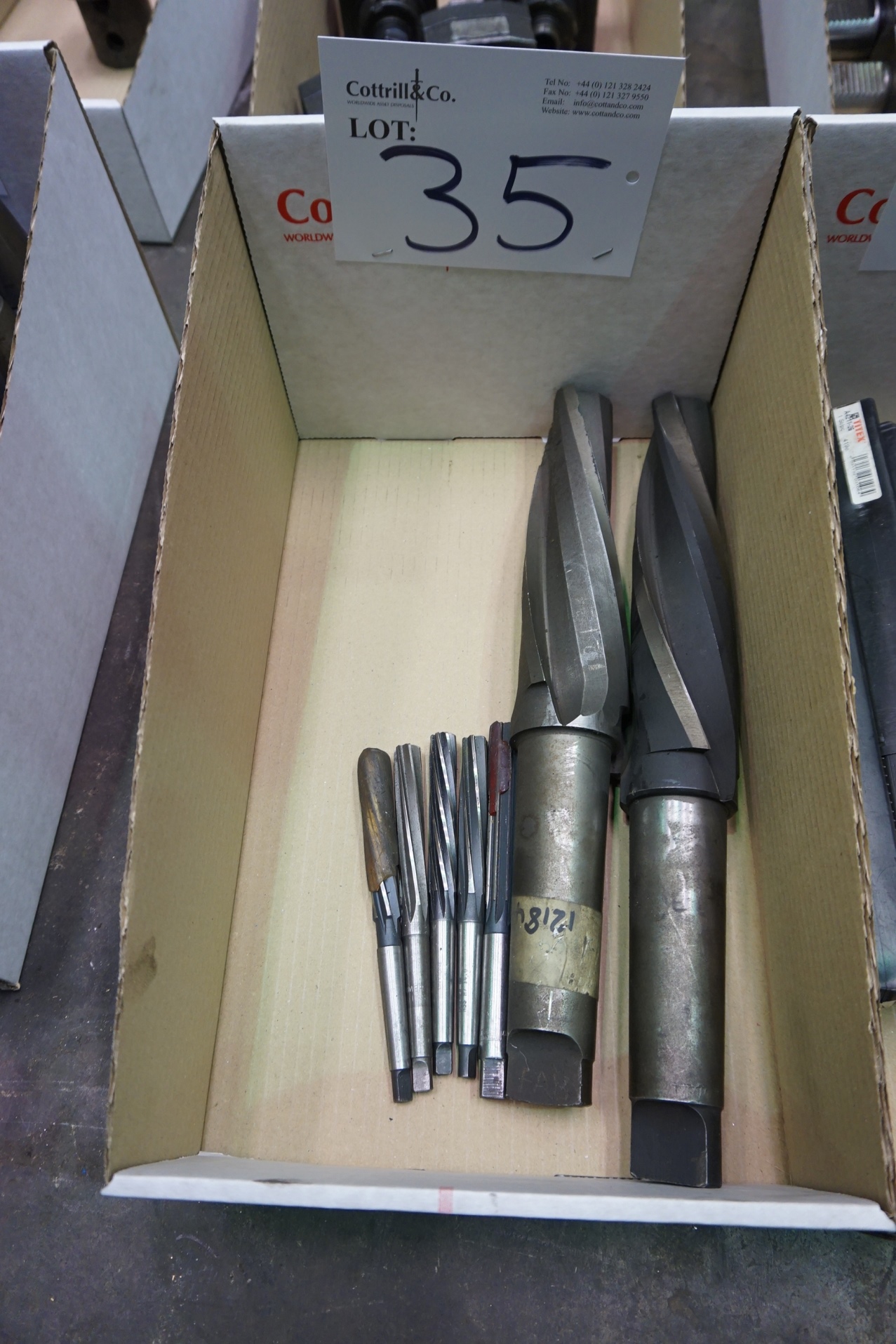 Qty of Cutters, Drills, Reamers