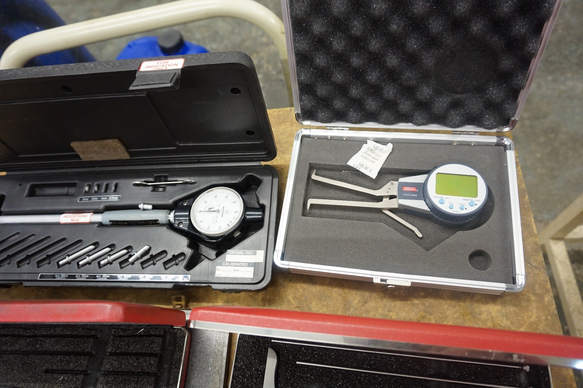 Qty of Bore & Depth Gauges