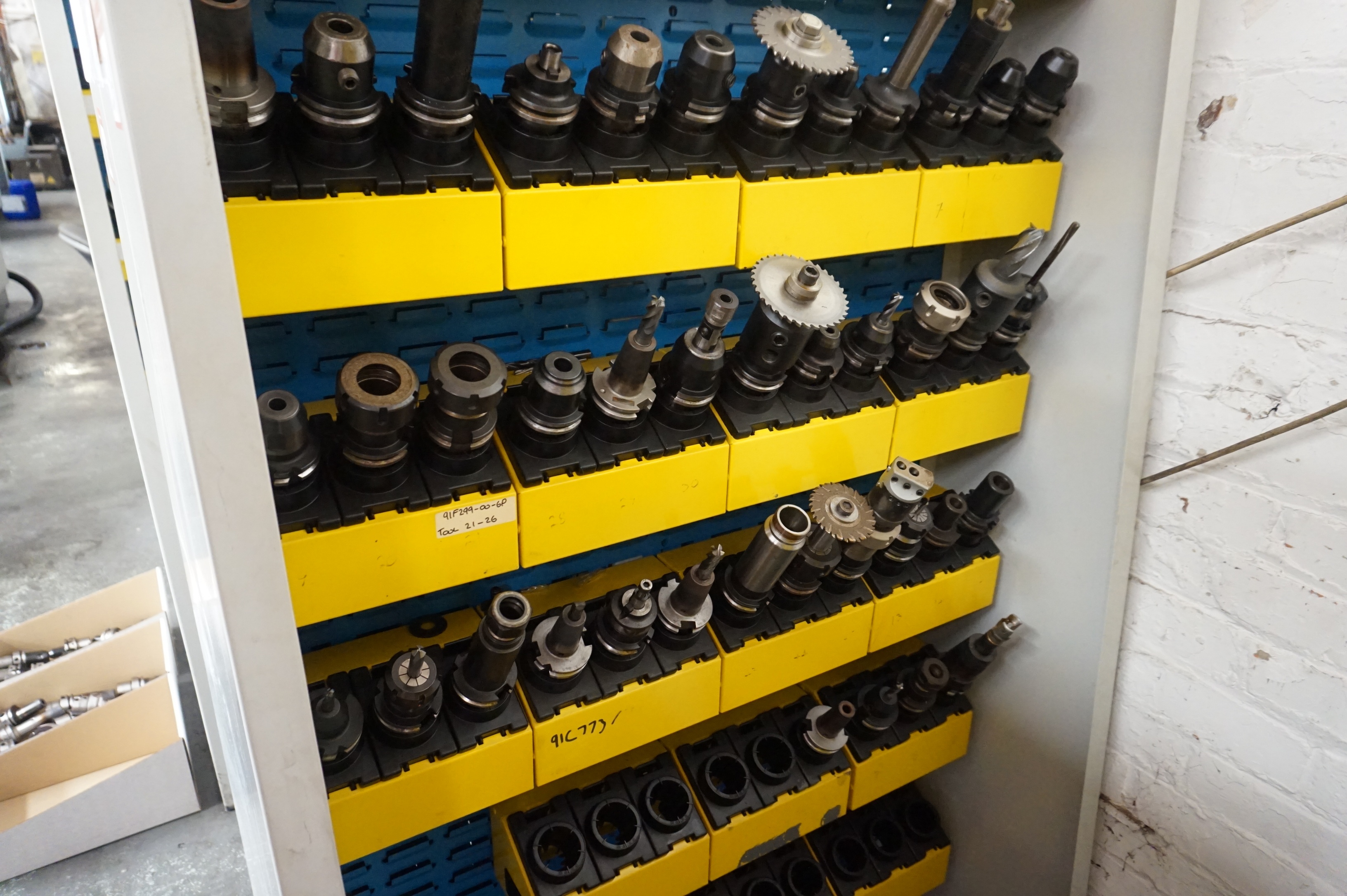 Rack of CAT 40 Tooling