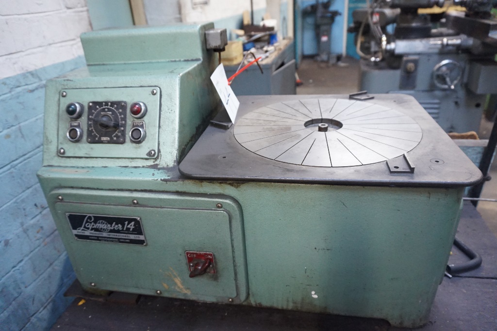 Lapmaster 14” Bench Top Mounted Lapper