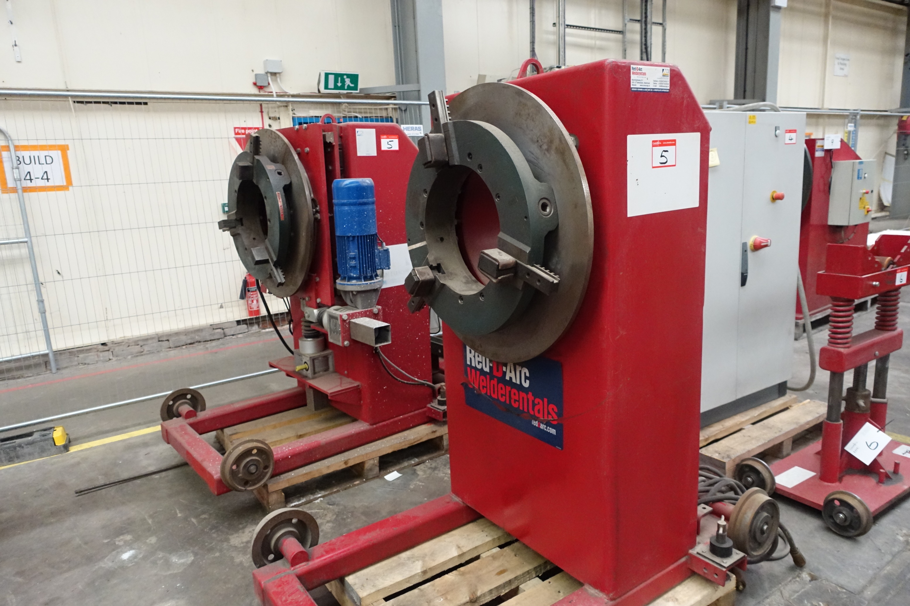 (2) A & N Vertical Rotating Turntable Positioners