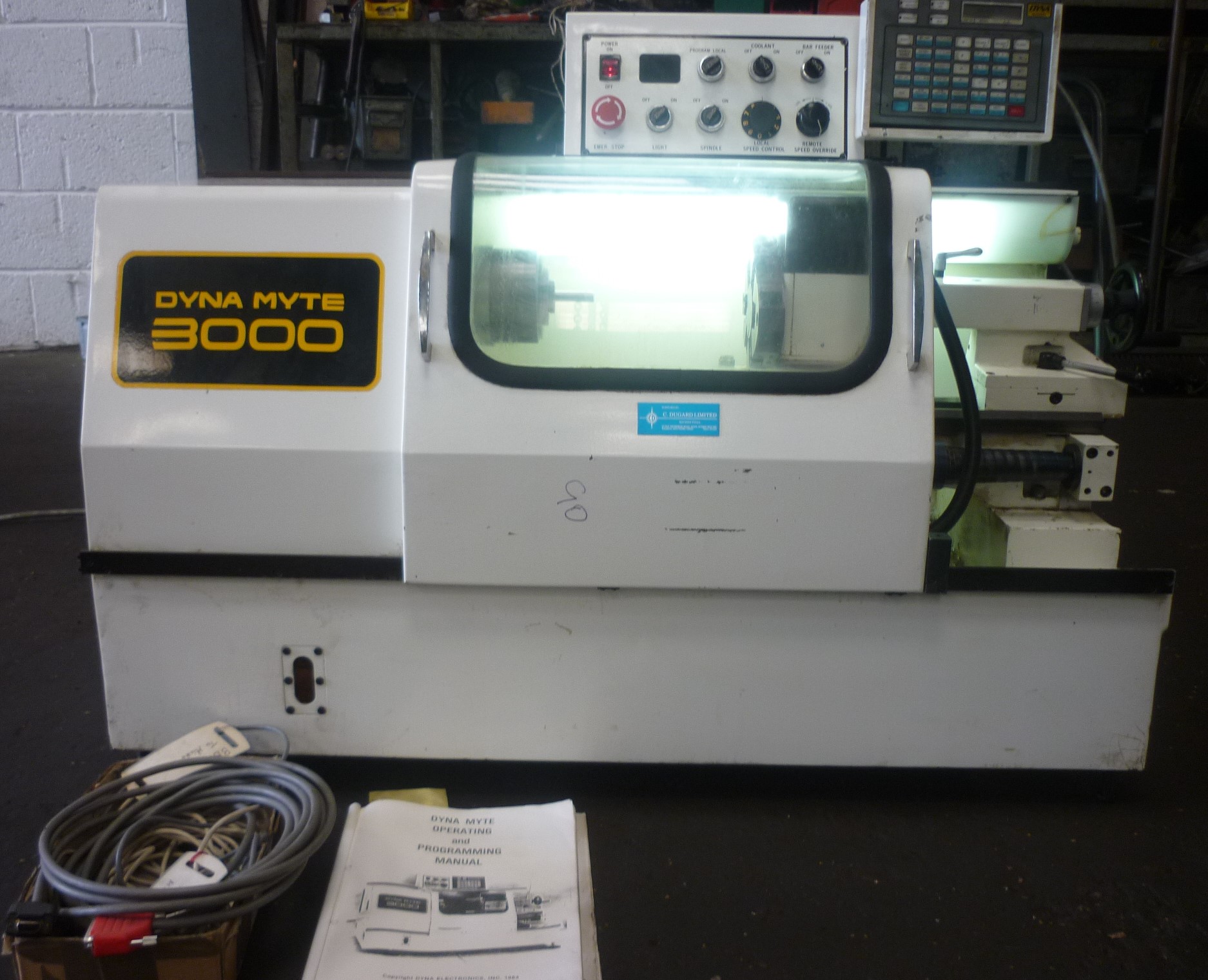 Dyna Myte 300 Single Phase Bench Top CNC Lathe