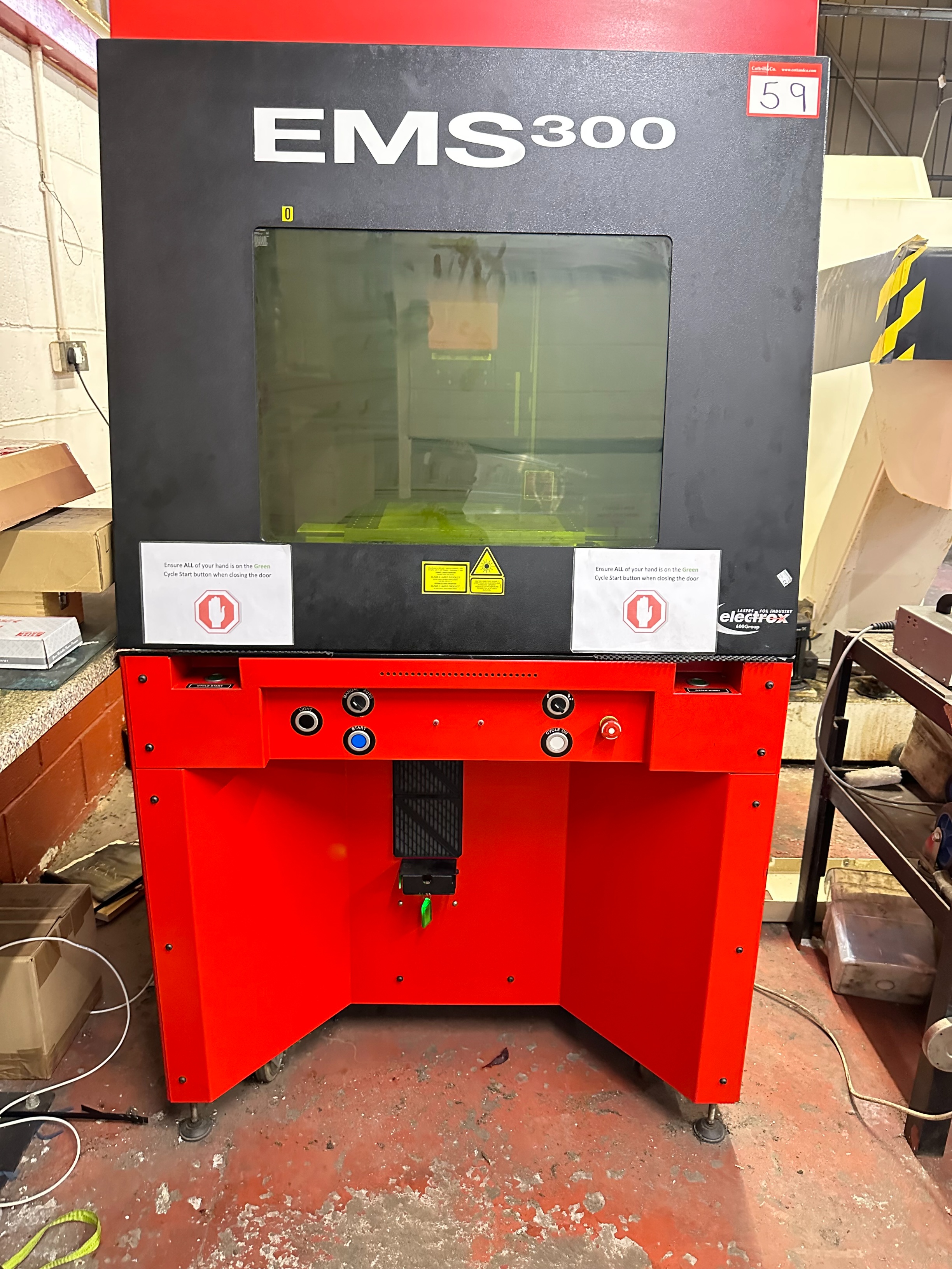 Electrox EM5 300 Laser Marking Workstation