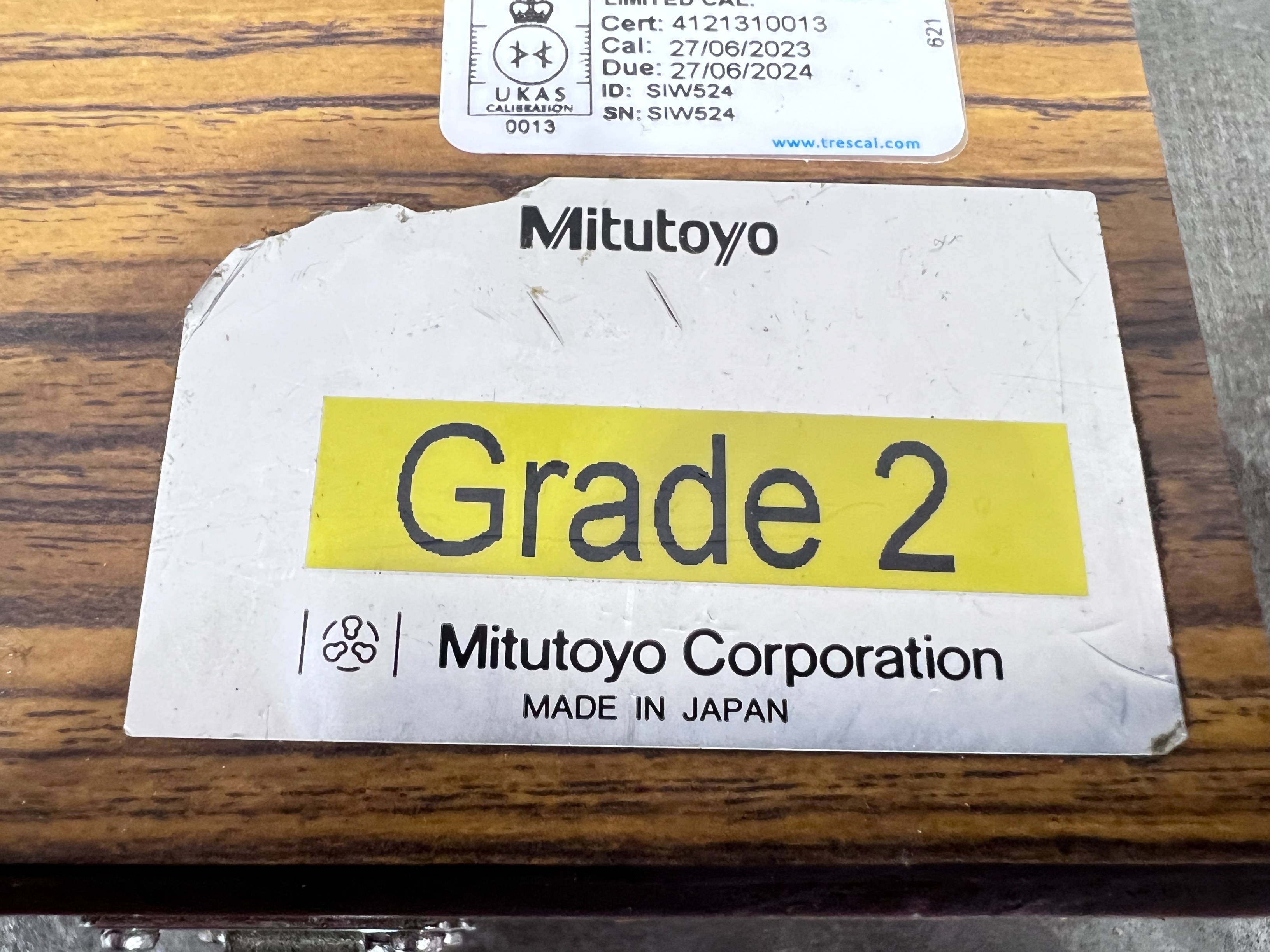MITUTOYO 7301 Jauge d'épaisseur à cadran plat 10 mm x 0.01 mm - Bricolage