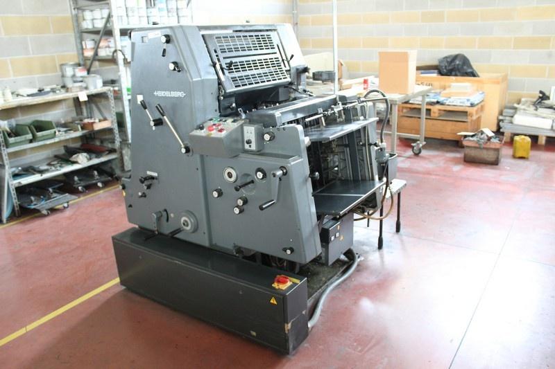 heidelberg offset printing machine single colour